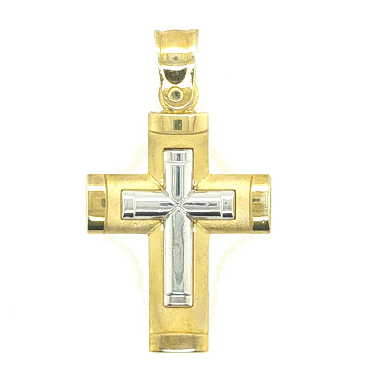 Ανδρικός Σταυρός Dio Ασημένιος Χειροποίητος