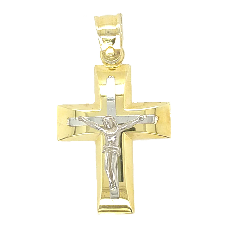 Ανδρικός Σταυρός Dio Ασημένιος Χειροποίητος